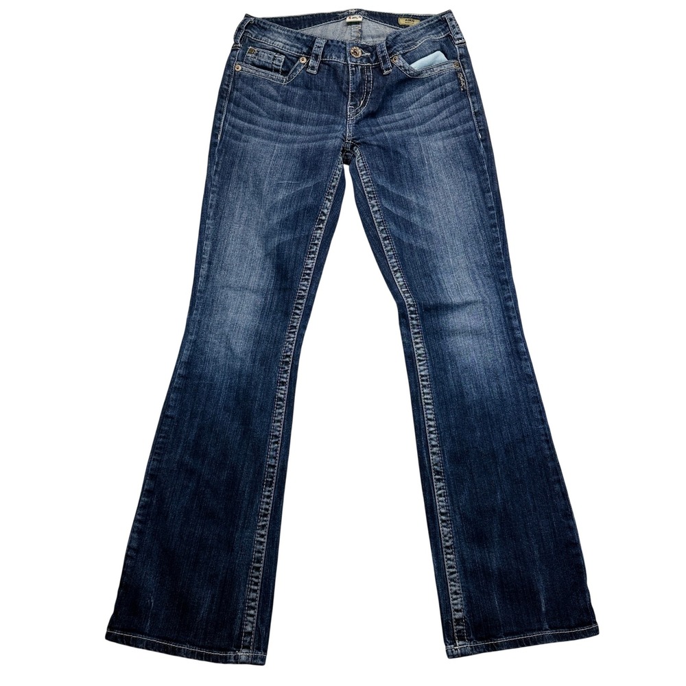 Silver Jeans Co. Aiko Bootcut Jeans Womens W29 L33 Blue Denim L95385DA325